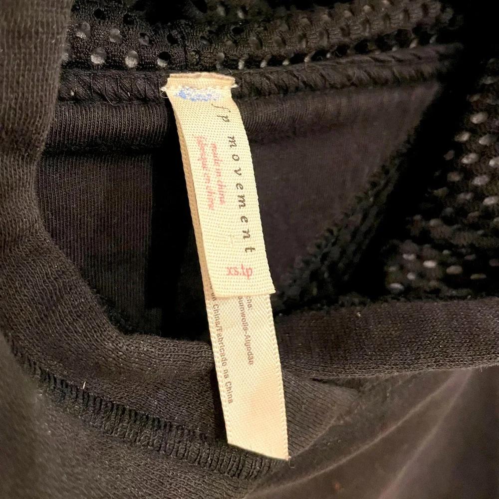 Black crop free people hoody - Picture 5 of 7